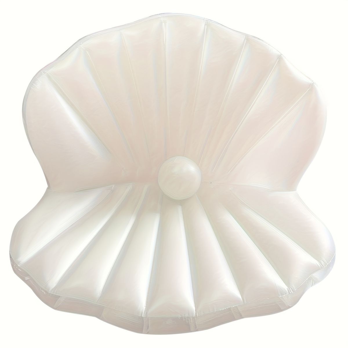 1pc inflável concha piscina flutuador, 59 polegadas gigante clam brinquedos cheios de ar com bola de pérola festa de aniversário piscina verão praia sereia oceano tema_voghion.com