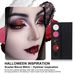 Exclusive 5 color eyeshadow palette, popular color series, dark gothic, long lasting, non smearing pearlescent matte sequin eyeshadow_voghion.com