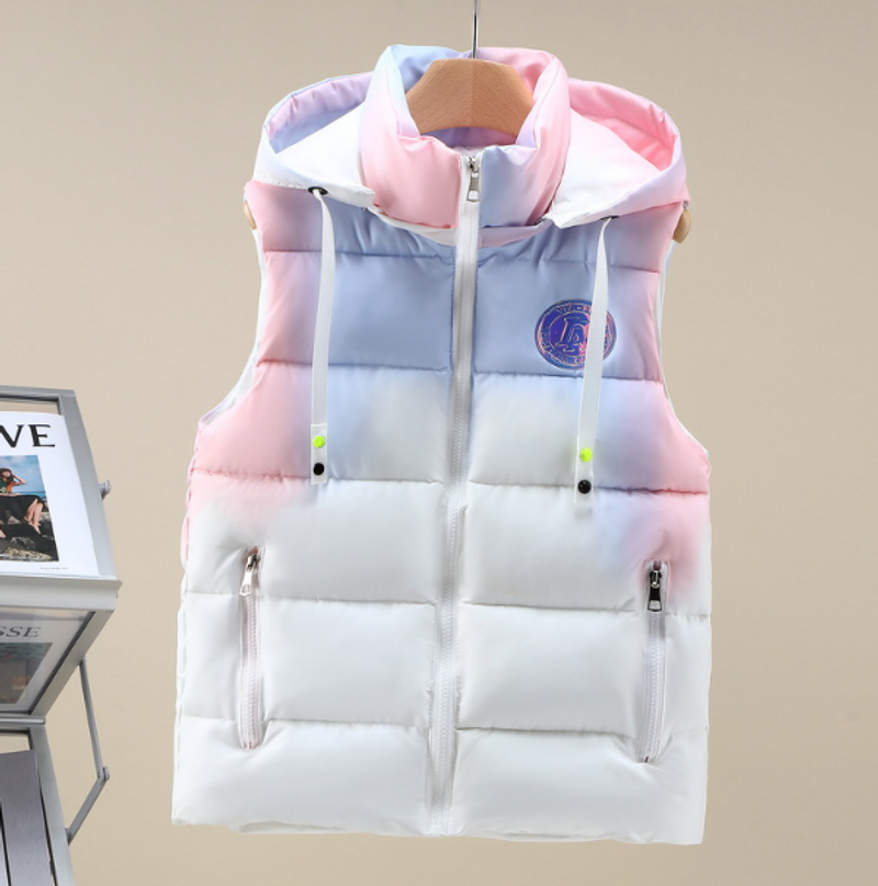 Herrenbekleidung 2024 Herbst und Winter Baumwollwesten für Männer und Frauen Kurze große Größe Neue koreanische Version Vielseitige Kapuzenweste Fett mm verdickt_voghion.com