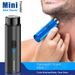 Rasoio elettrico rotante per uomo - Rasatura ultra liscia, ricaricabile tramite USB, impermeabile e portatile (blu/verde/nero)_voghion.com