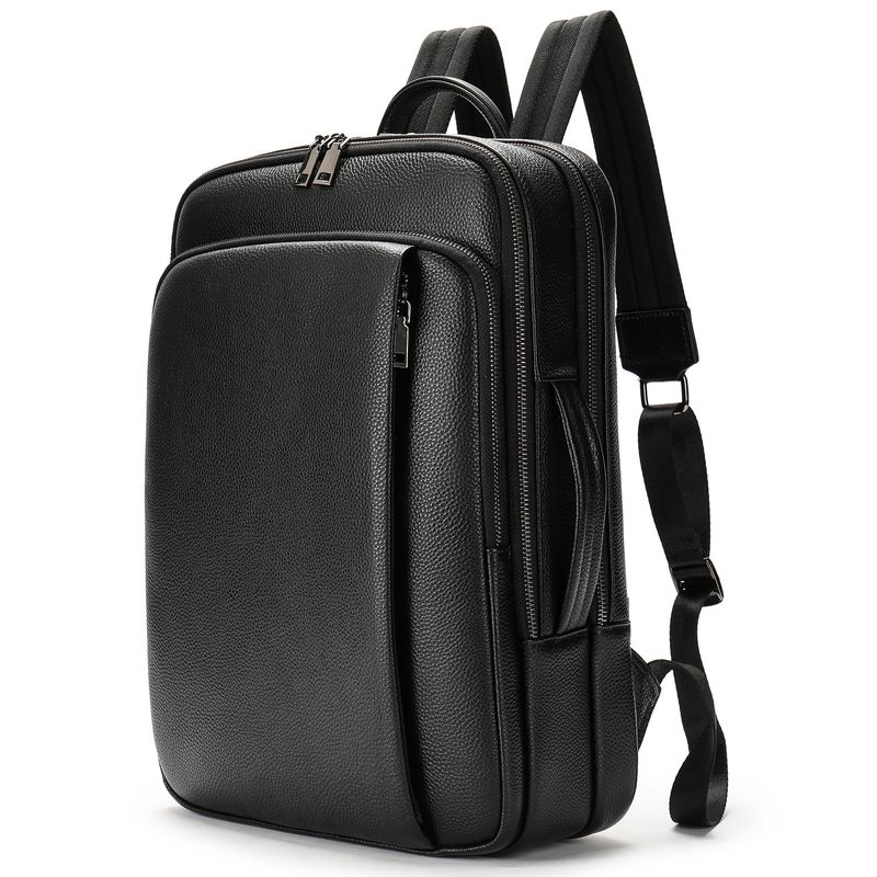 Marant Crazy Horse Leather Men's Backpack High Grade Genuine Leather Retro Large Capacity Computer Travel Backpack_voghion.com