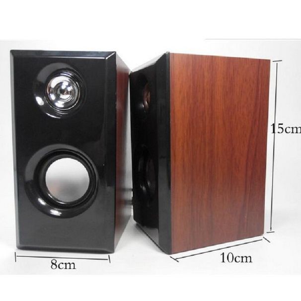 USB-Lautsprecher für Desktop, Laptop, Audio, Holz-Subwoofer_voghion.com