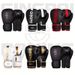 Guanti da boxe professionali per adulti, guanti da combattimento Muay Thai per uomo e donna, guanti da allenamento pratico Sanda, resistenti all'usura, 6 once, 8 once, 10 once, 12 once, 14 once_voghion.com