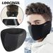 LOOGDEEL zimowa ciepła maska polarowa wiatroszczelna kolarstwo maska narciarska kominiarka przeciwpyłowa wielokrotnego użytku sporty na świeżym powietrzu termiczna twarz_voghion.com