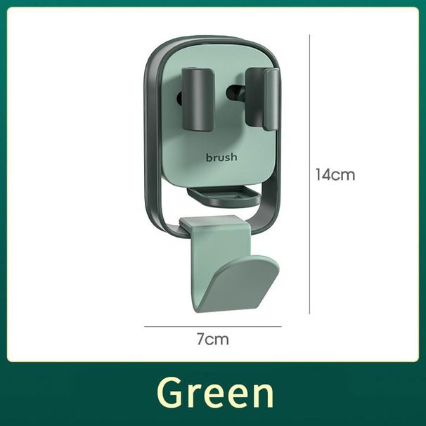 Elektrischer Zahnbürstenhalter für Badezimmer und Haushalt – Wandmontage ohne Bohren – Mundspülbecherablage mit automatischer Schwerkraftsensorbasis_voghion.com