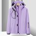 Women's Clothing outdoor two piece three in one jacket for men and women couple style windproof and warm mountaineering work clothes _voghion.com