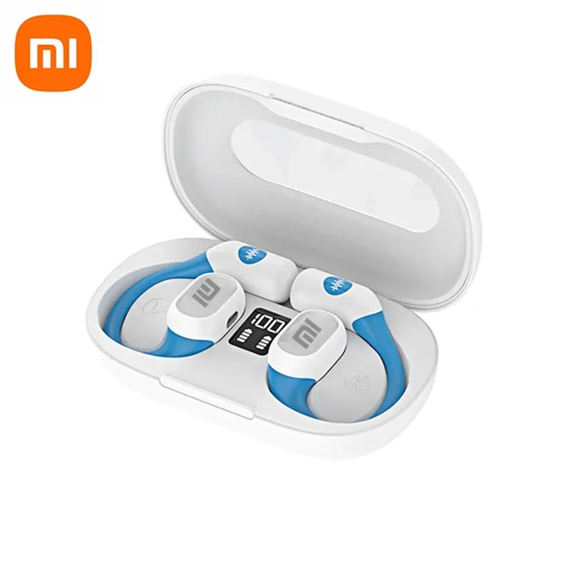 XIAOMI Bluetooth5.3 Headphones Bone Conduction TWS Ture Wireless Earbuds EarHook Sports Waterproof Headset Built-in Microphone_voghion.com
