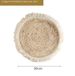 Nordic Handwoven Raffia Wall Mirror - Boho Rattan Round Decorative Mirror For Living Room & Bedroom_voghion.com