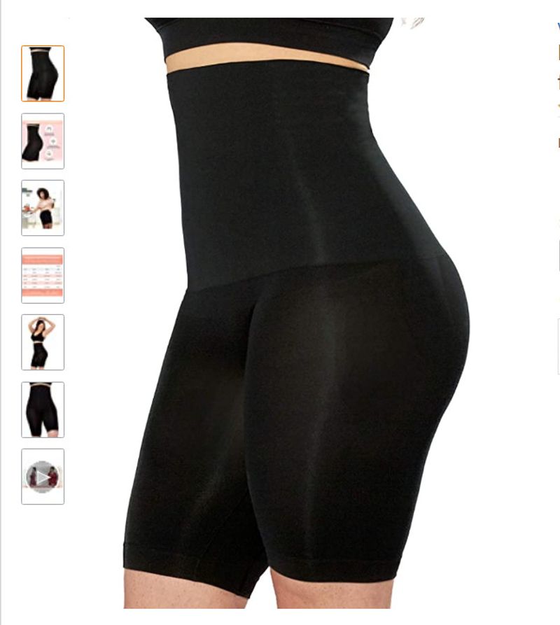 Women's clothing Tight-waistband Effective Body Shaping High-waisted seamless hip Lift briefs Waist body suspension pants_voghion.com