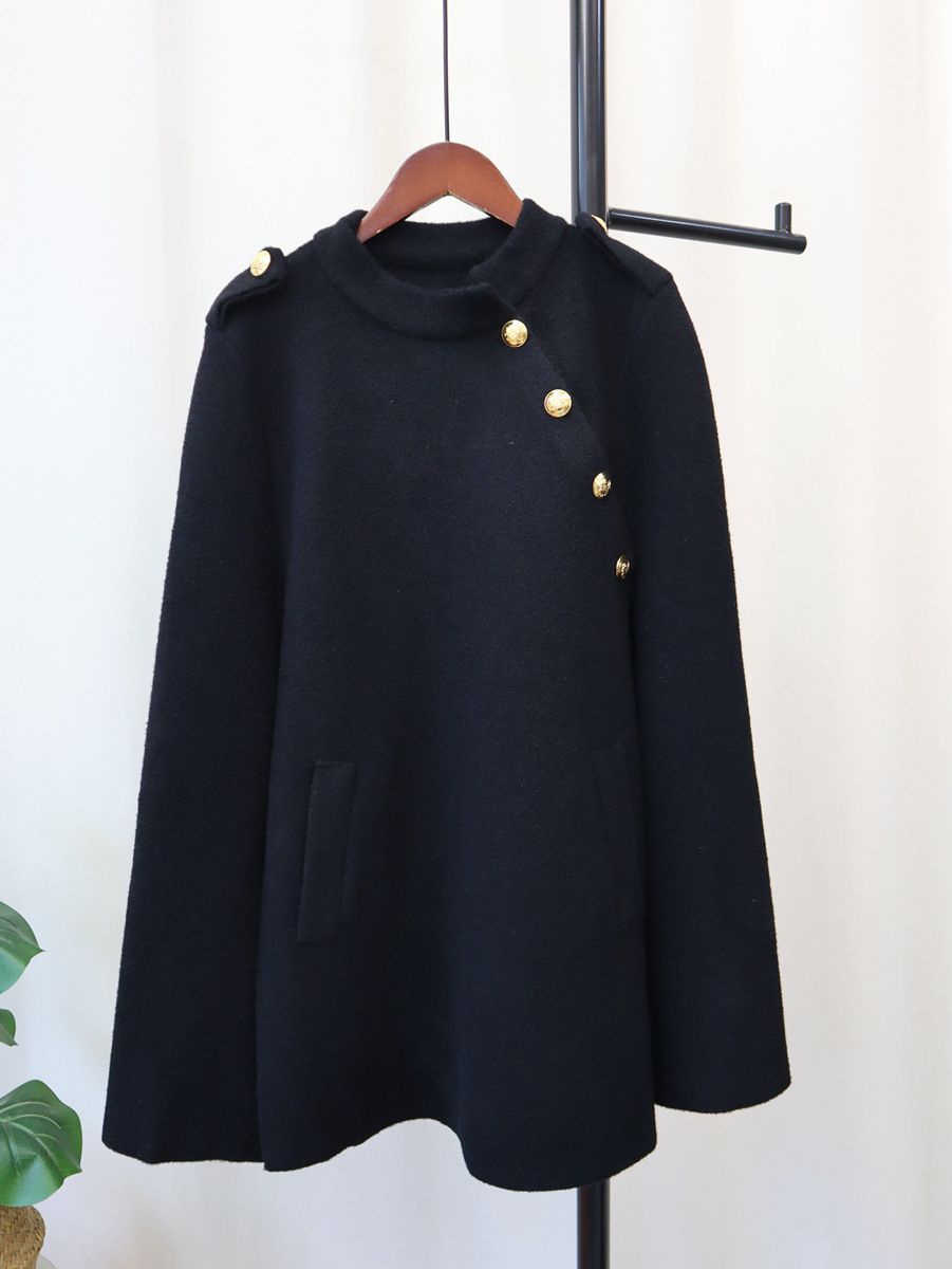 Women's Clothing knitted double faced wool coat_voghion.com