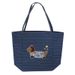 Borsa a tracolla posteriore double-face in denim a righe 2025, grande capacità, casual, da donna, nuova borsa da scuola portatile coreana_voghion.com