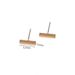 Boucles d'oreilles rectangulaires pour femme Carnation, or, argent, minimalisme_voghion.com