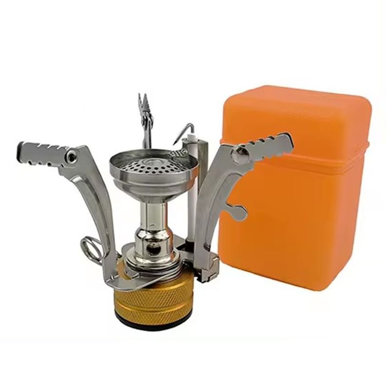 Outdoor Supplies Mini Stove Head Camping Stove Integrated Electronic Ignition Stove Head Outdoor Propane Gas Stove Picnic Stove_voghion.com