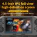 Console di gioco portatile wireless con schermo IPS HD da 4,5 pollici, batteria ad alta capacità dotata di processore dual-core da 1,2 G_voghion.com