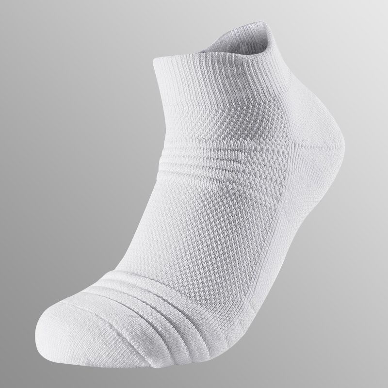 Professionelle Sport-Basketballsocken für Herren, kurze Handtuchunterseite, verdickte Stoßdämpfung, rutschfest_voghion.com