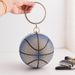 Neue Mode Basketball Bankett Tasche Runde Voller Diamant Handheld Bankett Vielseitig Farbverlauf Abendkleid Frauen Diagonal Straddle Tasche_voghion.com