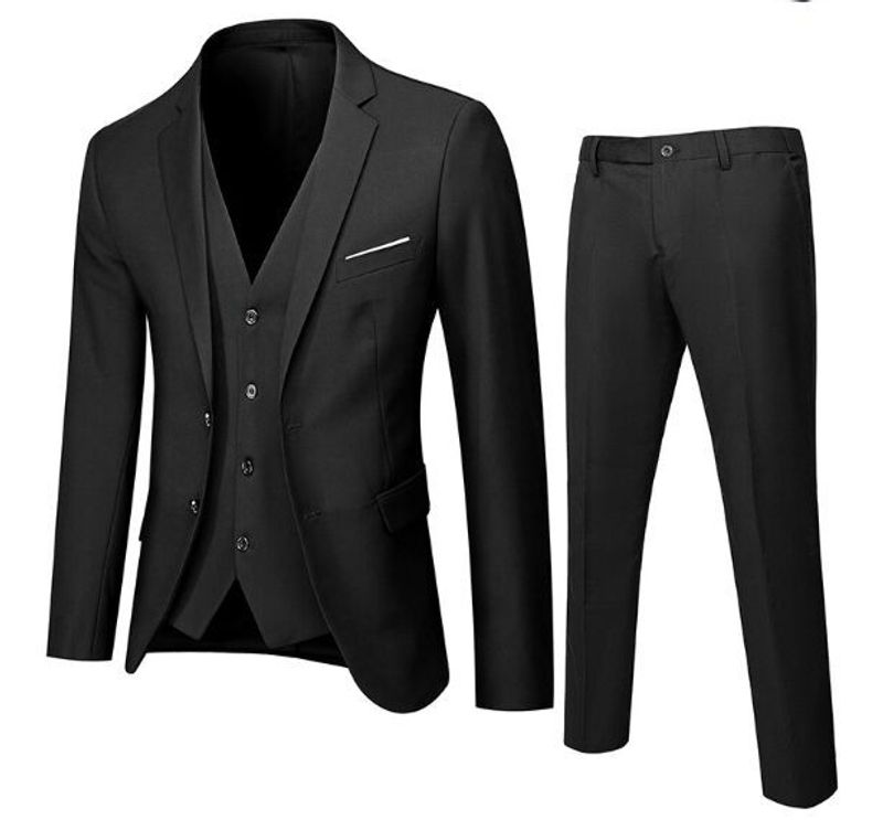 Hoge Kwaliteit Mannen Pak Set Blazers Business 3 Stuks Formele Vest Broek Volledige Jassen 2024 Wedd Elegante Jassen Gratis_voghion.com