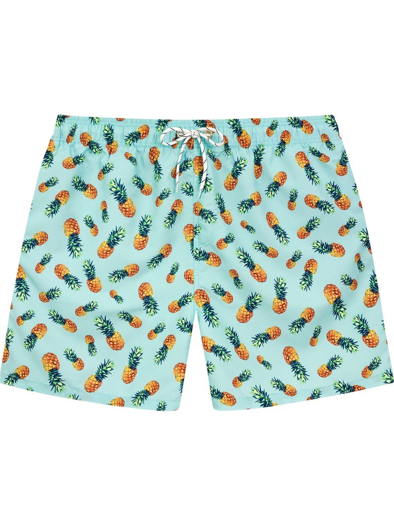 Pantaloncini da bagno da uomo in rete, taglie forti, a quattro quarti, ad asciugatura rapida_voghion.com
