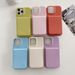 Mobile phone case flip card holder suitable for iPhone15 mobile phone case Apple 14promax litchi pattern protective cover 13 women's watch_voghion.com