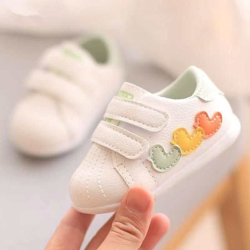 Atmungsaktive Kinder weiße Schuhe Kleinkind weiche Unterseite Baby jungen Mädchen Casual Schuhe_voghion.com
