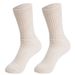 Ecru Crew Socks 3 Pairs Breathable Cotton Socks Shoe Size 5 To 10_voghion.com