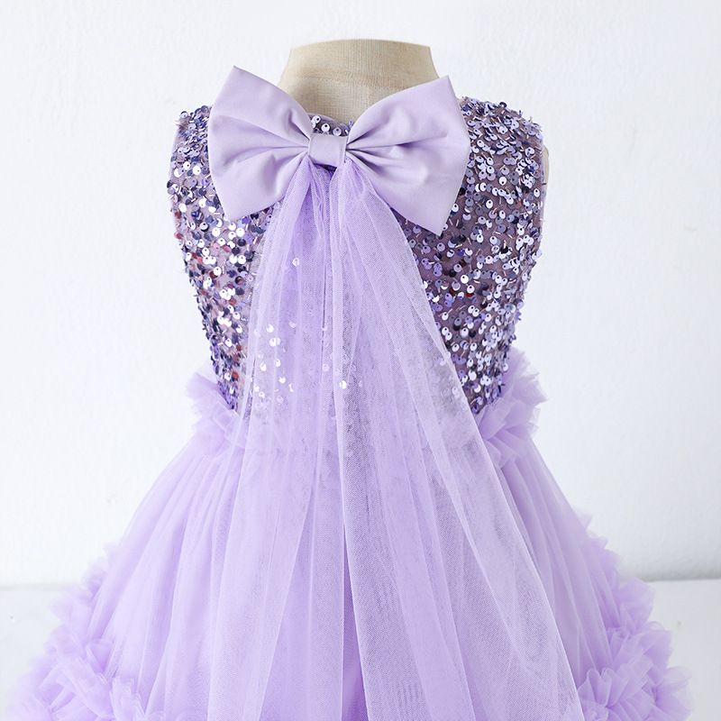 Kinder Laufsteg Blumenmädchen Hochzeit Mädchen Kleid High-End Prinzessin Rock Flauschigen Garn Perlen Kleines Mädchen Klavier Leistung Kostüm_voghion.com
