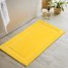 Square Flocked Non-Slip Floor Mat - Ultra Absorbent & Machine Washable, Modern Solid Color & Striped Designs_voghion.com