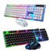 Gamer e Combo RGB LED 104 teclas com fio teclado e mouse para jogos conjunto para notebook laptop desktop PC tablet_voghion.com