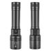 500m+ Zoomable White Laser LED Flashlight, Type-C Rechargeable, Ultra-Bright Tactical Beam For Camping Hunting & Emergency_voghion.com