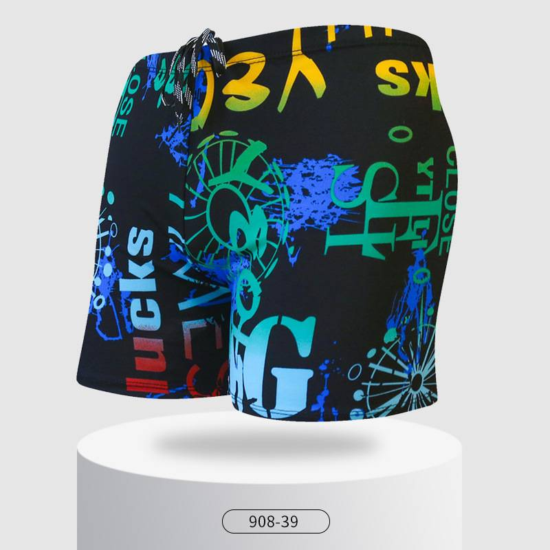 Maillot de bain pour homme à séchage rapide pour éviter les désagréments, maillot de bain de plage à angle plat de grande taille pour adultes_voghion.com