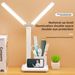 Dual-Head LED Desk Lamp With 3 Lighting Modes, USB-C Charging & Adjustable Arms, 80+ CRI & CE Certified, Modern Study Light For Office & Dorm_voghion.com