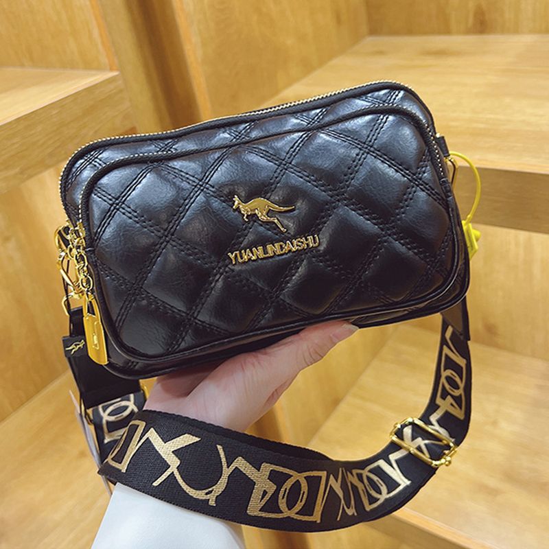 Sac à bandoulière en cuir souple pour femmes, nouveau Design décontracté, carré, portefeuille, sac pour téléphone portable_voghion.com