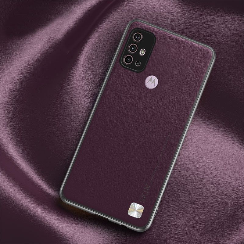Luxus Leder Telefon Fall Für Motorola Moto G60 G30 G20 G10 G200 E7 Power Rand S30 X30 5G Abdeckung matte Silikon Protectio_voghion.com