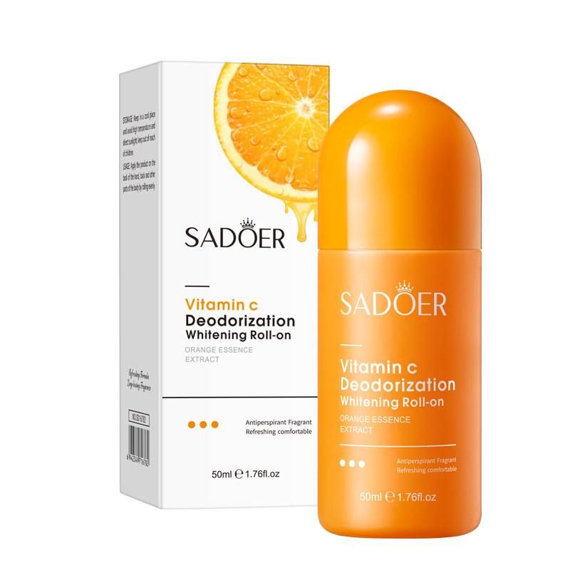 SADOER Vitamin C Underarm Roll - On - 50ml, Whitening, Deodorant & Anti - Sweat For Fresh, Bright Underarms_voghion.com