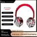 Vibrant Cartoon Over-Ear Bluetooth Headphones With Hi-Fi Stereo Sound, 8H Playtime, Lightweight Comfort For Music & Calls_voghion.com