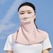 Sun Full Face UV-Schutz Facekini Maske für Frauen Sommer Sonnenschutz Guard Atmungsaktive Halsabdeckung_voghion.com