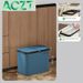 ACZT Wheeled Kitchen Trash Can - Odor Control Design | Hands-Free | Scandinavian Style_voghion.com