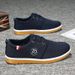 Large Size Men's Comfortable Round-Toe Canvas Casual Shoes With Breathable Design And Non-Slip Rubber Sole For Everyday Wear_voghion.com