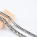 Unique Cuban Chain Pure Necklace Titanium Bracelet Men's Trendy Jewelry Direct Delivery_voghion.com