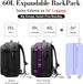Travel Bag, Vacuum Compression Bag, Men's Business Multi-function Computer Bag, Large-capacity Backpack For Business Trips._voghion.com