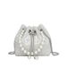 Crossbody Bucket For Women, High-End Feel, 2025 New Design, Niche Drawstring Fashion Chain Rhinestone Bag_voghion.com