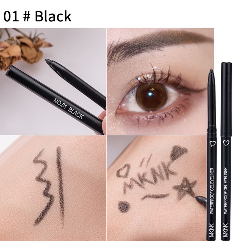 Eyeliner Gel Matte Pencil White Black Brown Waterproof Lasting Non-smudged Sweat-proof Lying Silkworm Eyeliner Pen_voghion.com