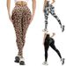 Damen-Yogahose, hohe Taille, Po-Lifting, Tarnung, Leopardenmuster, Yogahose, Jogginghose, Leggings, Damen-Leggings XY24_voghion.com
