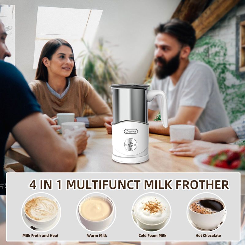 Choiceness 450W Elektrischer Milchaufschäumer mit Temperatur-/Konsistenzregelung_voghion.com