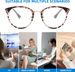 Women's UV400 Protection, Large Frame, Anti-glare Without Prescription, Blue Light Filter Glasses, Computer Glasses_voghion.com