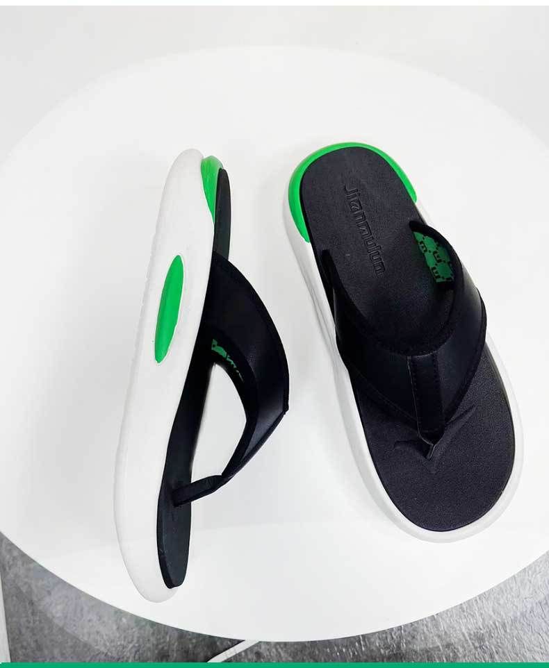 2025 Neue Flip-Flops im Internet-Promi-Stil, hochwertige, rutschfeste Herren-Hausschuhe für den Außenbereich_voghion.com