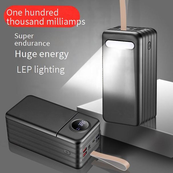Powerbank met ultragrote capaciteit 100.000 mAh Powerbank 100.000 mAh Snel opladen POWER BANK Mobiele powerbank 100.000 mAh_voghion.com