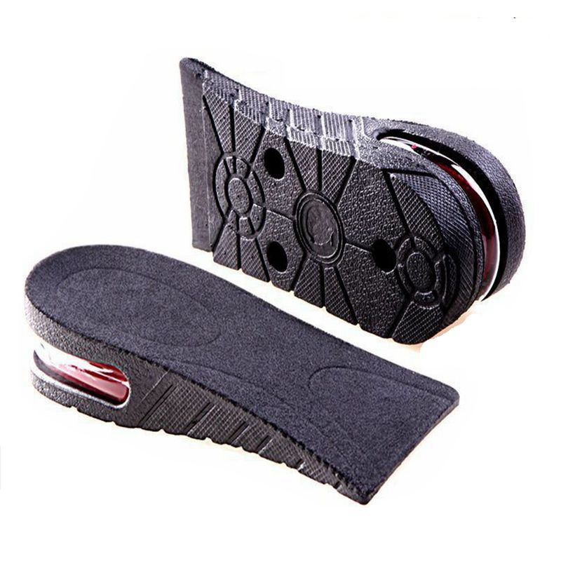 Two Layer Double Layer Adjustable Inner Height Increasing Insole Air Cushion Half Pad Wholesale Pvc Material Good Elasticity Suitable_voghion.com