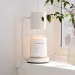 Chauffe-bougie aromatique, lampe de Table à intensité variable + support + interrupteur, prise US/ue pour bougie parfumée, chauffe-cire électrique, noir et blanc_voghion.com