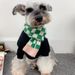 Bufanda cálida para perros y gatos, hecha a mano, para Yorkshire, de punto, para invierno, con cuello grueso y a cuadros._voghion.com